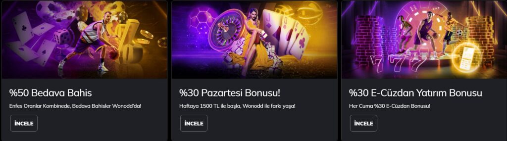 wonodd deneme bonusu